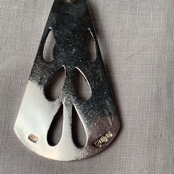 Handmade Sterling Silver Scottish Thistle Pendant and Chain - Picture 2 of 5